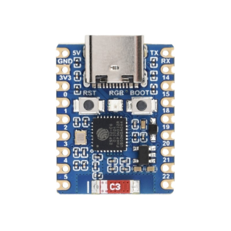 ESP32-C6-Zero Версия для поверхностного монтажа